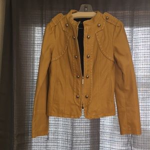 Daytrip Yellow Leather Jacket
